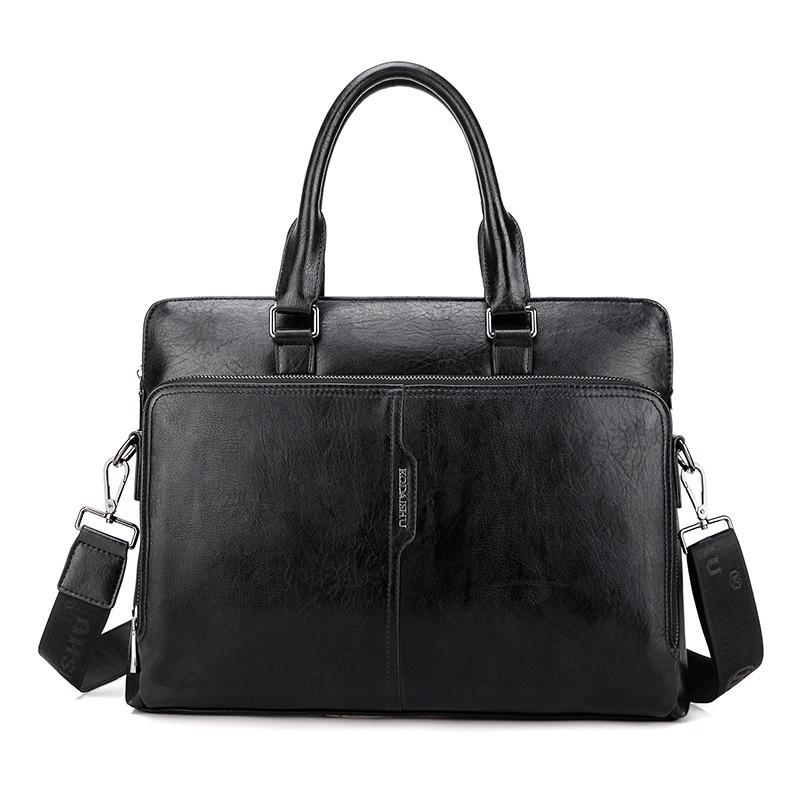 Men's Diagonal Handbag Horizontal Casual Briefcase Business Computer Bag