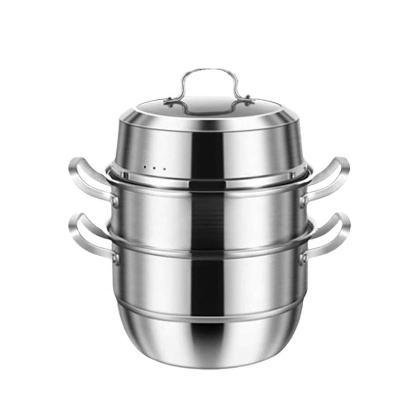 Sule 316 Stainless Steel 34cm 3-Layer Integrated Steamer Cooker