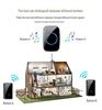 Waterproof Wireless Doorbell with Long-Range, Self-Powered Smart SOS Button for Elderly
