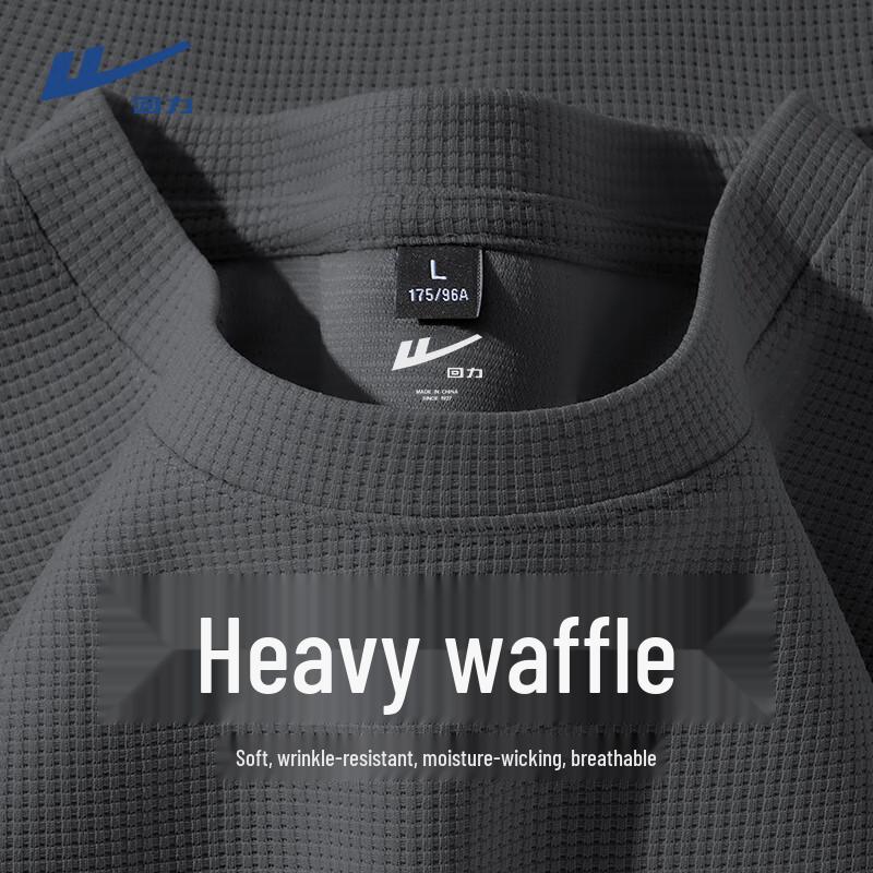 Warrior Men s Heavy Waffle Knit Short Sleeve T-Shirt M