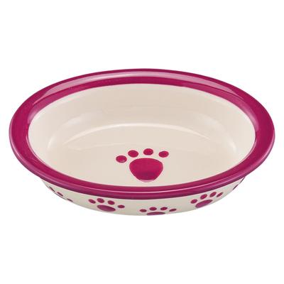 Pet Rageous Designs Cat Tableware Pet Paw Baby Plum