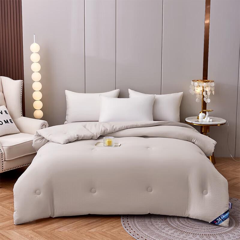 Grace Cloud-Feel Antibacterial All-Season Feather Silk Cotton Quilt