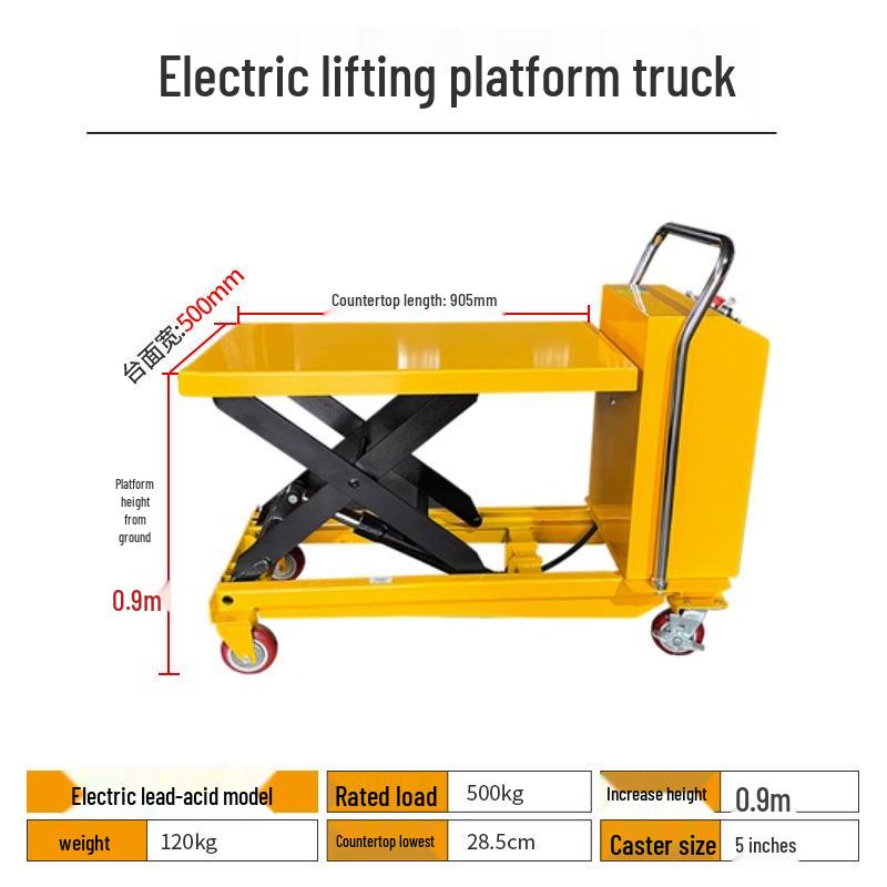 Mobiler elektrisch-hydraulischer Scherenhubbühnen-Plattformwagen