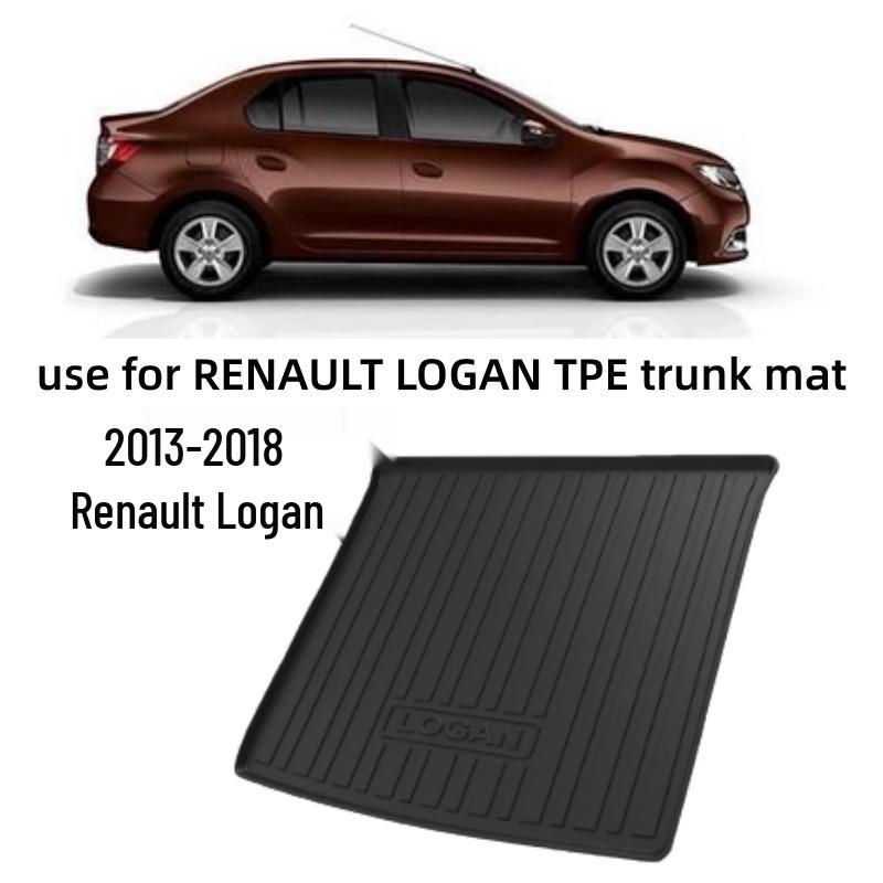 TPE коврик в багажник Renault Logan 2013-2018: Водонепроницаемый и износостойкий