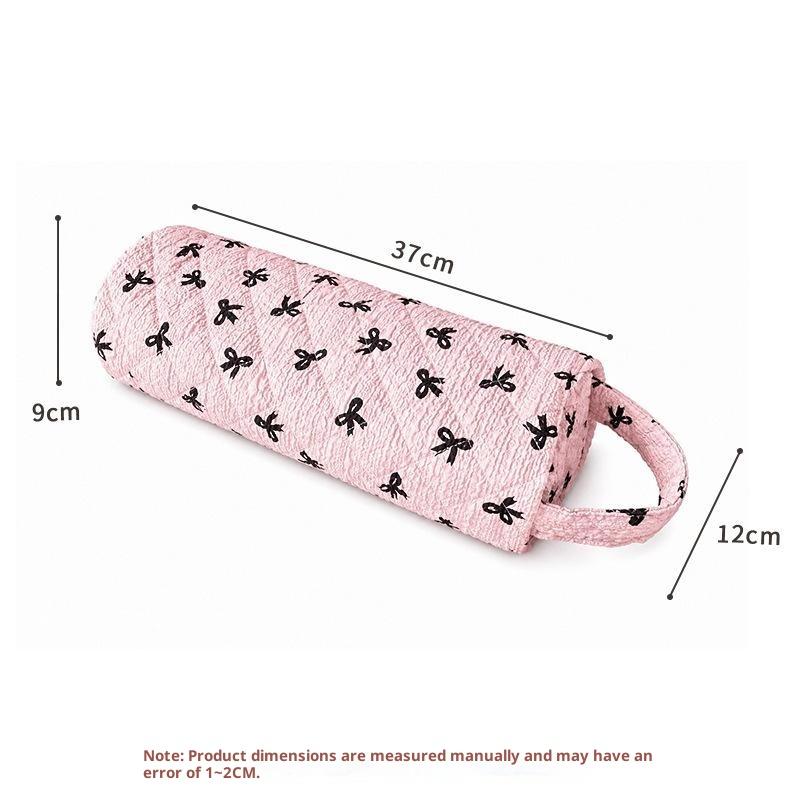 Large Capacity Quilting Cotton Hair Dryer Storage Bag Soft Durable with Handle for Travel Home Hair Dryer Pro Organizer