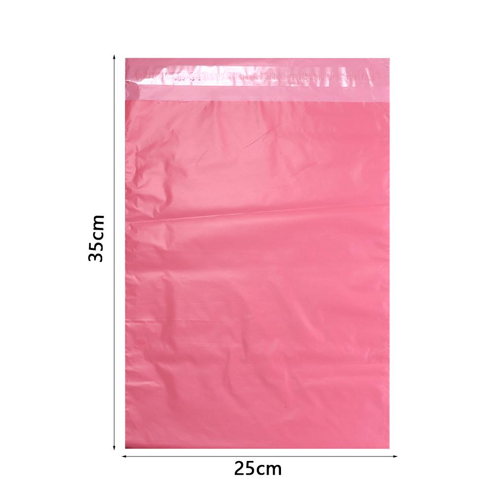 10/20/50Pcs Pink Plastic Logistics Courier Bag Self Adhesive Seal Poly Pouch Waterproof Shipping Packing Envelopes Supplies