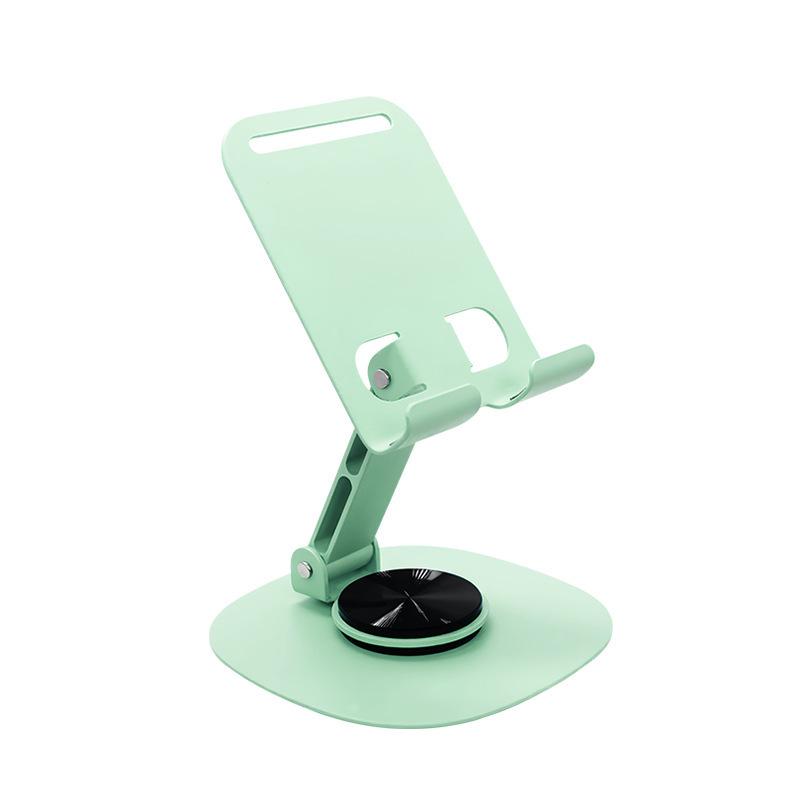 360° Rotating Full Metal Desktop Phone Stand - Telescopic, Folding, Logo Engraving, Ideal for Live Broadcast