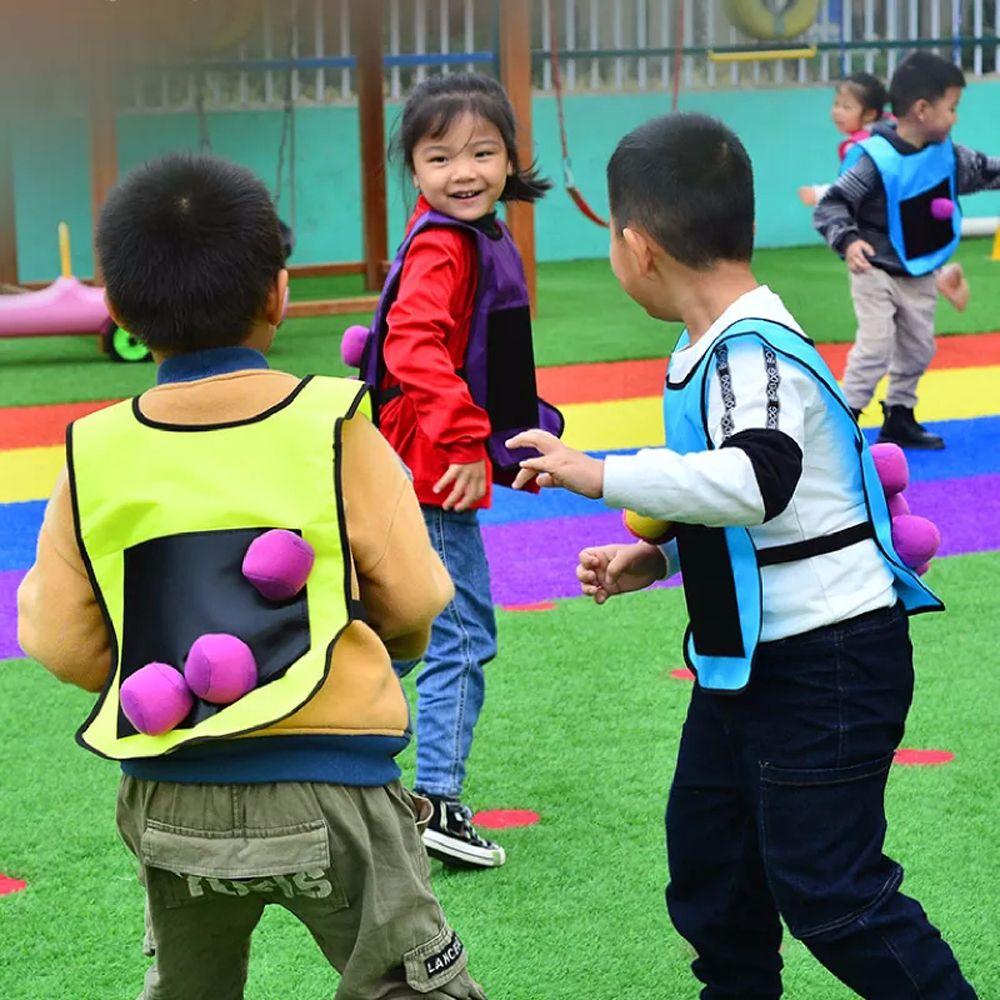 Vest Game Props Vest Outdoor Sport Game Vest Waistcoat With Sticky Ball Sticky Jersey Vest Game