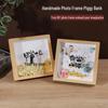 Creative Photo Frame Piggy Bank & Coin Collection Display Box