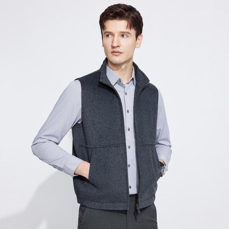 Langdeng Men's Old Money Double-Sided Wool Vest