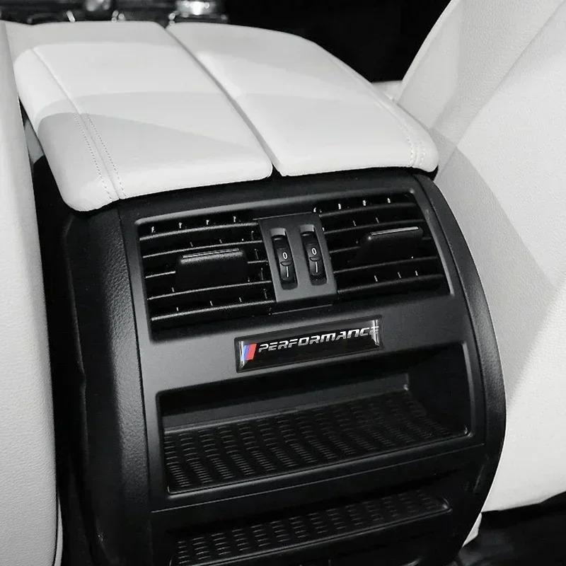 2pcs Silicone Car badge Sticker Decals For Bmw M M3 M5 Performance E36 E46 E39 E53 E90 E60 E61 E93 E87 F10 X1 X3 X5 Accessories
