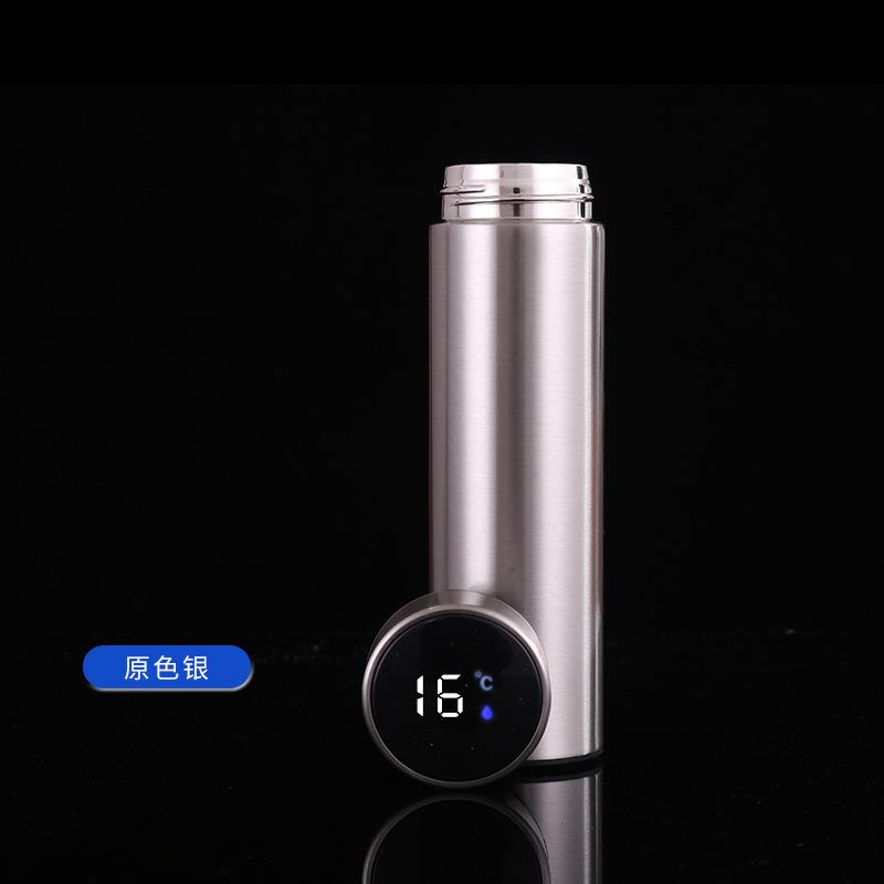 Intelligent Temperature Display Thermos Cup 304 Stainless Steel Car Portable Straight Body Cup Office Business Water Cup Gift Cup