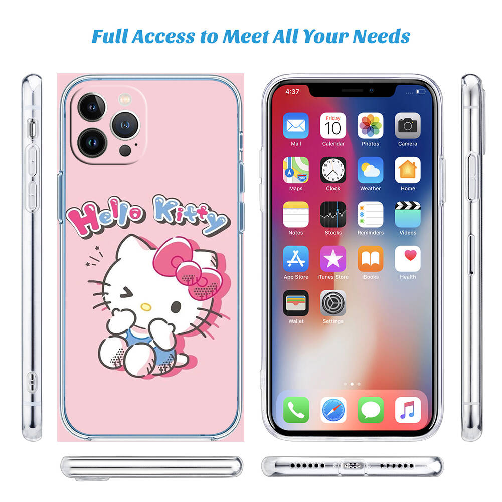 Cute Hello kitty Phone Case for Motorola G14 G15 G24 G30 G31 G32 G34 G41 G42 G51 G52 G50 G60S G60 G62 G72 G71 G73 G84 G85 G200 E32