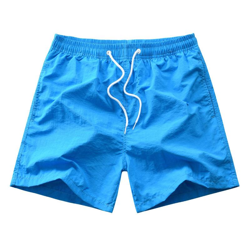 Men Swim Shorts Quick Dry Summer Pocket Elastic Waist Basic Shorts Pant 3XL Swimwear Running Jogging Trunks Beach Board Shorts