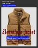 Men's Thickened Corduroy Vest - Fleece Lined, Stand Collar, Sleeveless, Plus Size, Warm Workwear Coat for Autumn/Winter