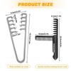 MAYCREATE® Texture Comb, Voluminous Wide Toothed hair comb Travel folding design Wide fine-toothed dual-purpose set for Women Men fluffy texture