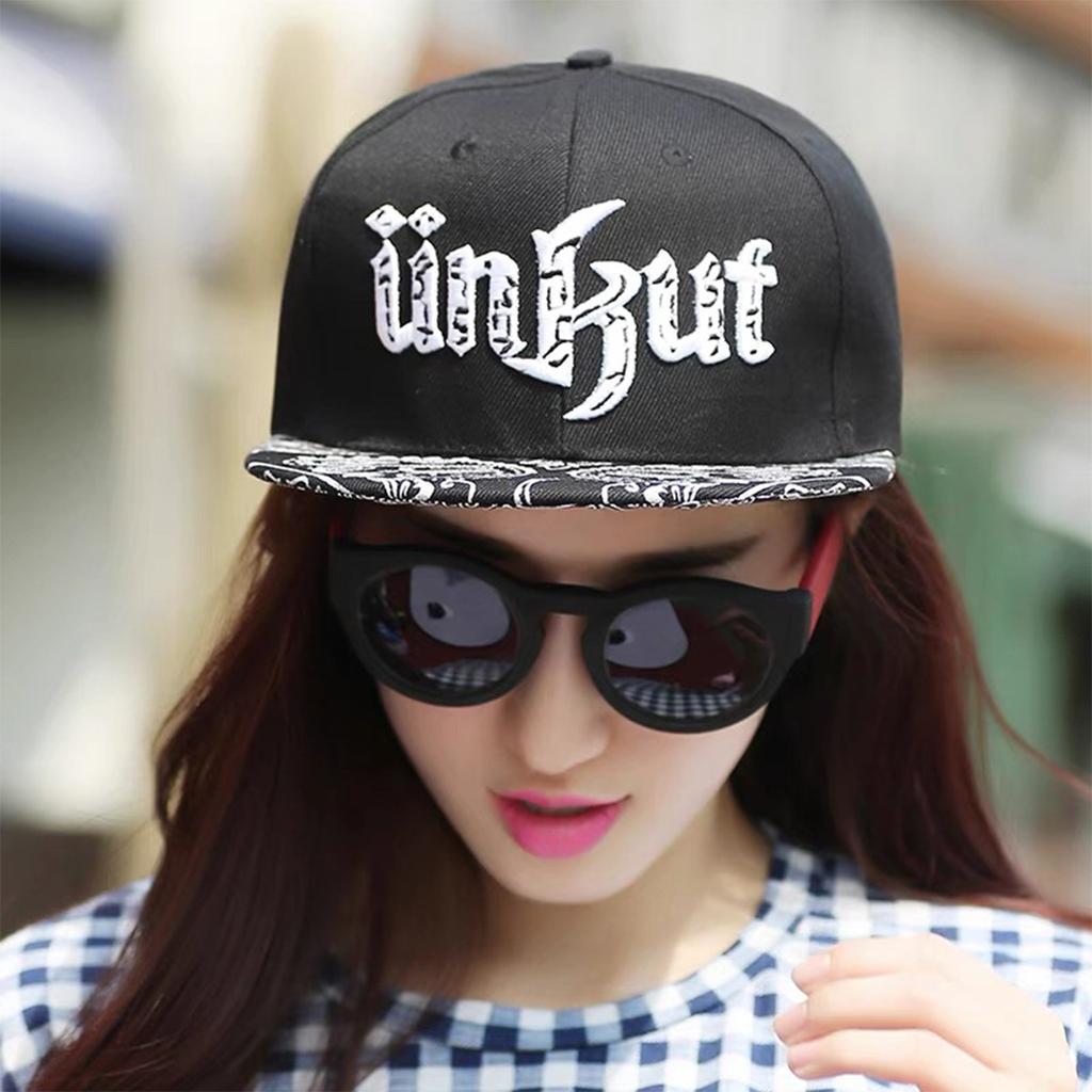 Flat Brim Embroidered Letters 1947 Pattern Baseball Cap Men'S And Women'S Sunshade Color Matching Hip-Hop Hat