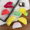 Pinza para el pelo de fresa de acetato Serie de frutas de personalidad Pinza Pinza para el pelo de sandía Accesorios para el pelo Pinzas de cereza Pinzas para el pelo de mujer