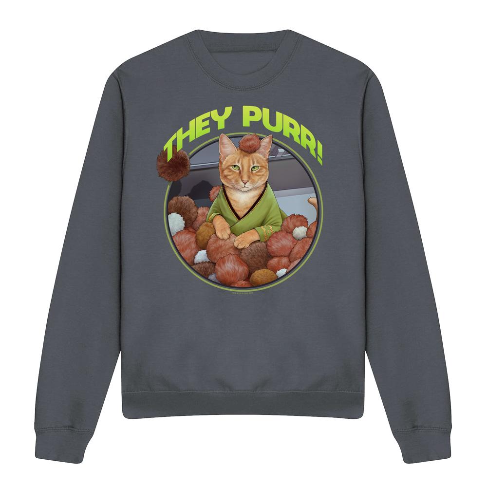 Star Trek Unisex Adult The Purr Sweatshirt