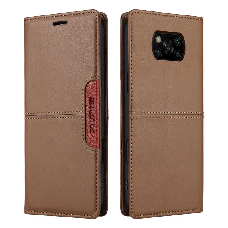 Magnetic Wallet Anti-theft Leather Case For Xiaomi Poco X3 NFC M3 F3 PocoX3 Pro F3Pro Pouch Card Holder Phone Book Flip Cover