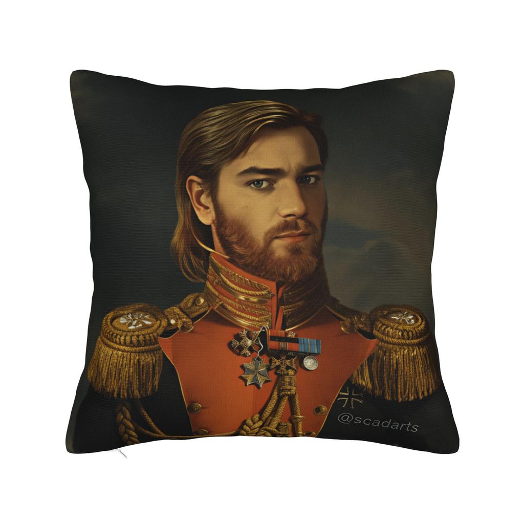 Ewan McGregor jako Ježíš Veselé Velikonoce Povlak na polštář Měkký povlak na polštář Potah na polštář Retro Trendy povlaky na polštář do obývacího pokoje Židle