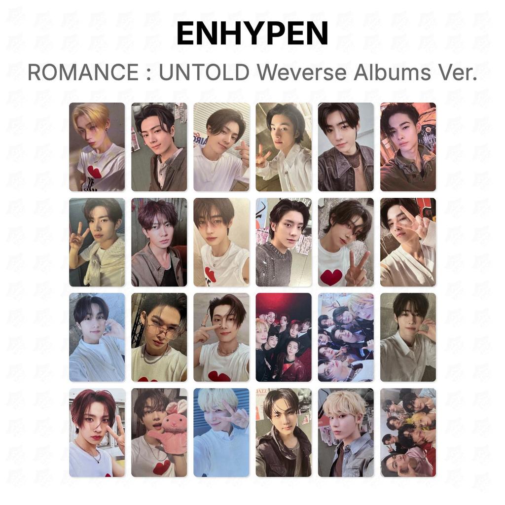ENHYPEN ROMANTIK : UNTOLD Weverse Alben Version. Offizielle Fotokarte