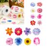 500Pieces Flower Sticker Adhesive Seal Sticker Wrapping Label for Notebook Journal Album Packaging Scrapbooking Sticker