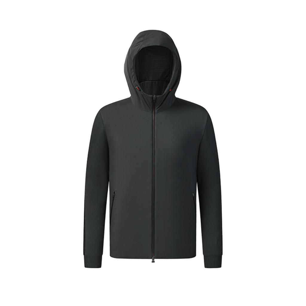 FILA Golf Series Minimalist Classic Comfortable Casual Sports Versatile Warm Cotton Jacket Men jackets Carbon-Black Gray A11M545933FCC
