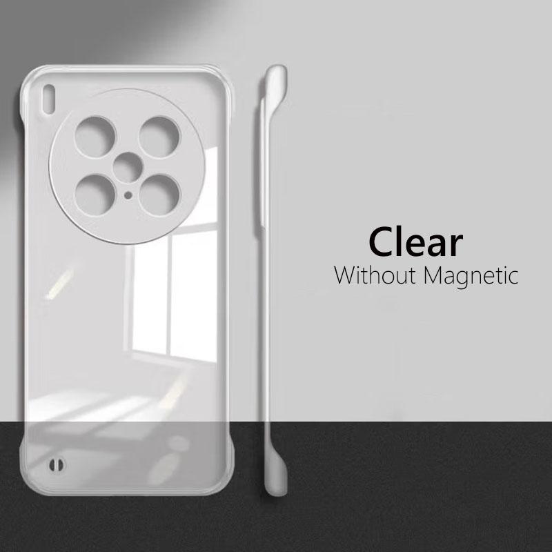 Frameless Magnetic For Magsafe Slim Case For VIVO X200 Ultra X200Ultra 5G Wireless Charging Hard Back Cover