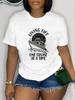 Women's Cruise Theme T-Shirt- One Cruise, One Life Nautical Design, Soft Stretch Crew Neck T-Shirt
