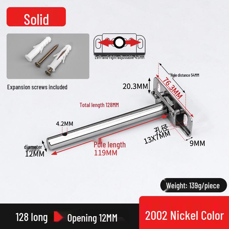 Invisible T-Shaped Shelf Brackets for Concealed Wall-Mounted Bookshelf Support