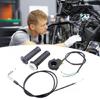 Drehgriff Gasgriffe und Kabelzug Gaszug Beschleuniger Griffgriffe für 2-Takt Motor 80 60 50cc Mini Bike
