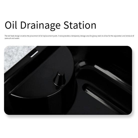 2,5L Ölauffangwanne Motorrad Hochtemperatur für Auto & Widerstandsfähiger Kunststoff Öl