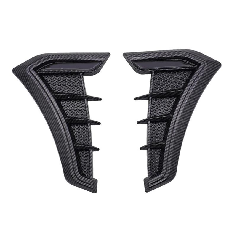 Car Side Air Flows Vents Wing Spoilers Stick Cover Trim Decorations