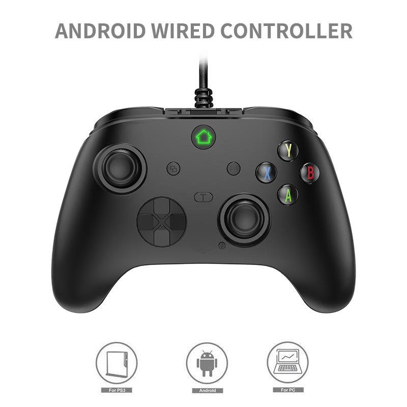 For Andriod Wired Controller Support Multi-Platform Gamepad for PS3 /PC /Android Smartphone/Steam Gamepad Joystick