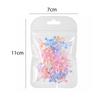 40 Pcs Soft Sculpted Clear Bow Nail Art Jewelry Mixed Jelly-Colored Matte Ribbon Bowknot Wearable Nail Decorations Diy Manicure