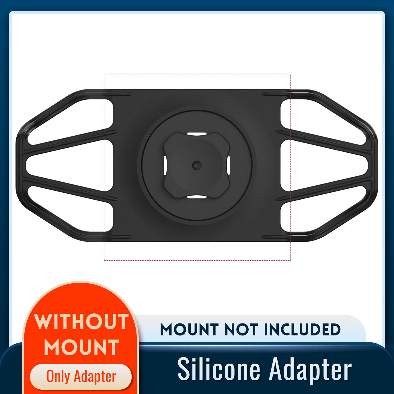 Bike Phone Holder Bicycle Moto Motorcycle MTB Road Mountain Bike Cellphone Mount Bracket Stand Clip Quick LockAccessories Silicone Adapter
