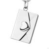 Heart Love Envelope Necklace Pendant Stainless Steel Valentine's Day Gifts Jewelry Chain for Mom Her