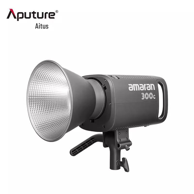 Aputure Amaran 300c Full-Color 300W Soft Spotlight for Video/Live Streaming.
