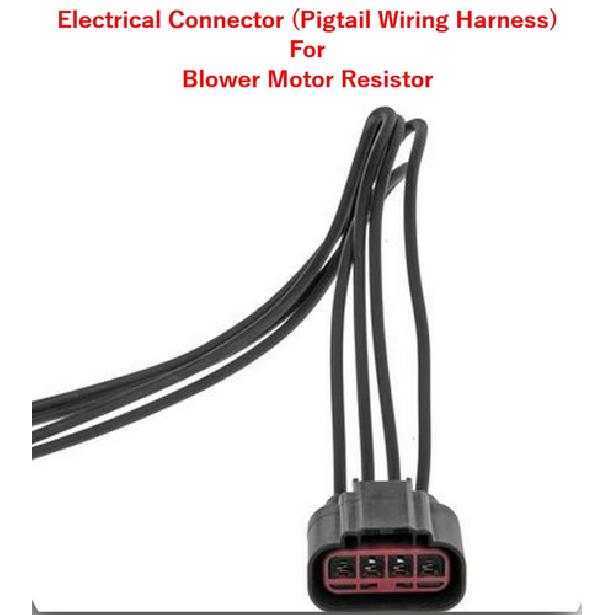 4 Wire Connector of HVAC Blower Motor Resistor RU792 Fits:Infiniti Nissan Suzuki