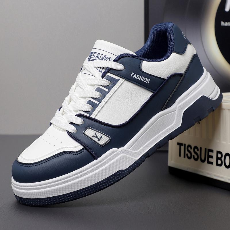 Zapatillas Casuales de Moda para las Cuatro Estaciones para Hombre para Skateboarding Estudiantes Cómodas Zapatillas para Niño de Tendencia Suela Blanda Zapatos Transpirables