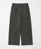 TOFFEE Cotton Washed Line Pants (Charcoal)