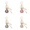 Vintage Style Metal Keychain With Gold Coin Wallet For Women And Giftgiving