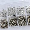 320pcs Premium Stainless Steel Screw and Nut Assortment Kit - Corrosion-Resistant, Snap-in Nuts, M2 To M5 Sizes - Ideal for DIY