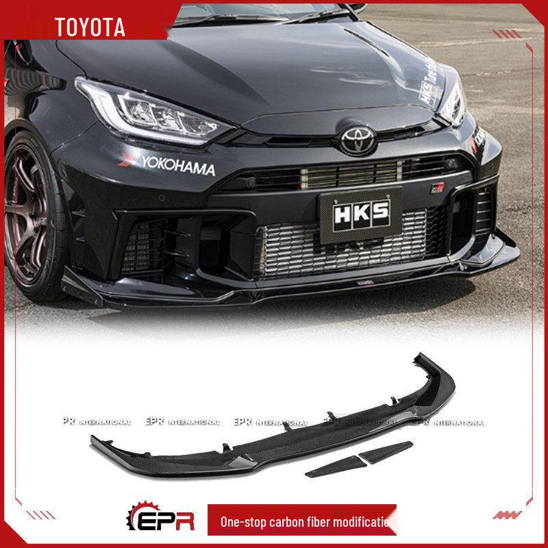 

Carbon Fiber Front Splitter Lip Spoiler for Toyota GR Yaris (Late Model) Resin Fiber - Requires Painting