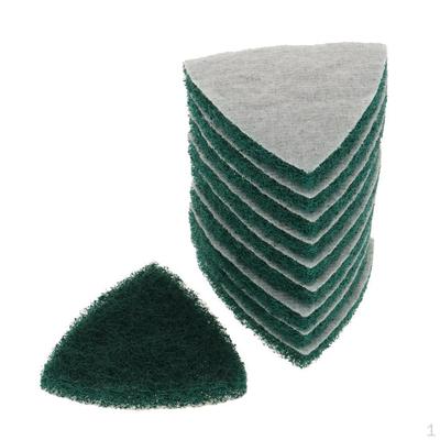 Triangle Scouring Pad Industrial Heavy Duty Nylon Cleaning Cloth Coarse, As Described