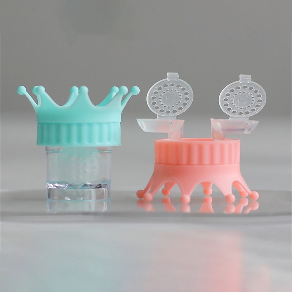 

Plastic Contact Lens Box Portable Storage Holder Cute Container Women Girls