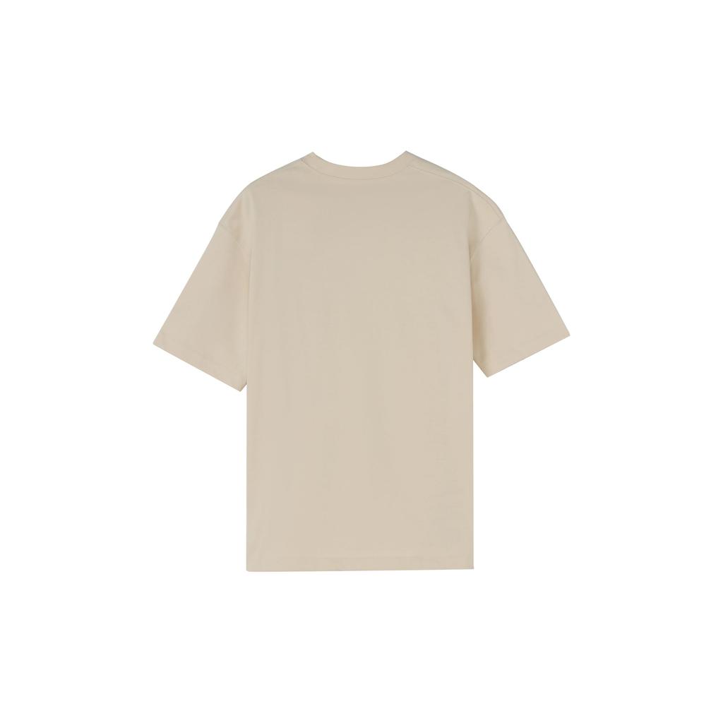 Jordan Solid Color Crew Neck Logo Patch Short Sleeve T-Shirt Women Tops Beach-Yellow DD7058-234