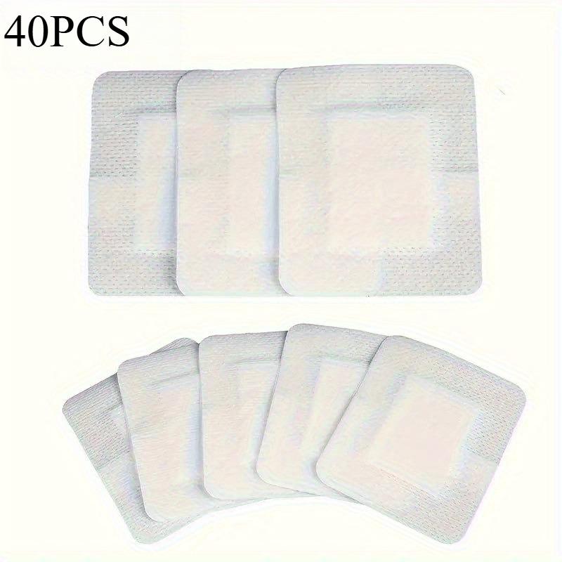 40PCS Waterproof and Breathable Sterile Wound Sticker - Light Beige, Friendly Sticky No Residue Multi-Size Grid Design