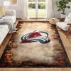 Colorado Avalanche Teppich Fußmatte für Wohnzimmer oder Schlafzimmer Schutzmatte unter dem Stuhl Bürodeko Weihnachtsgeschenk Geburtstagsgeschenk
